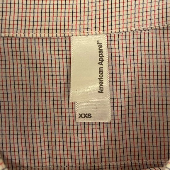 American Apparel women’s button-up short sleeved shirts XXS - Picture 5 of 8